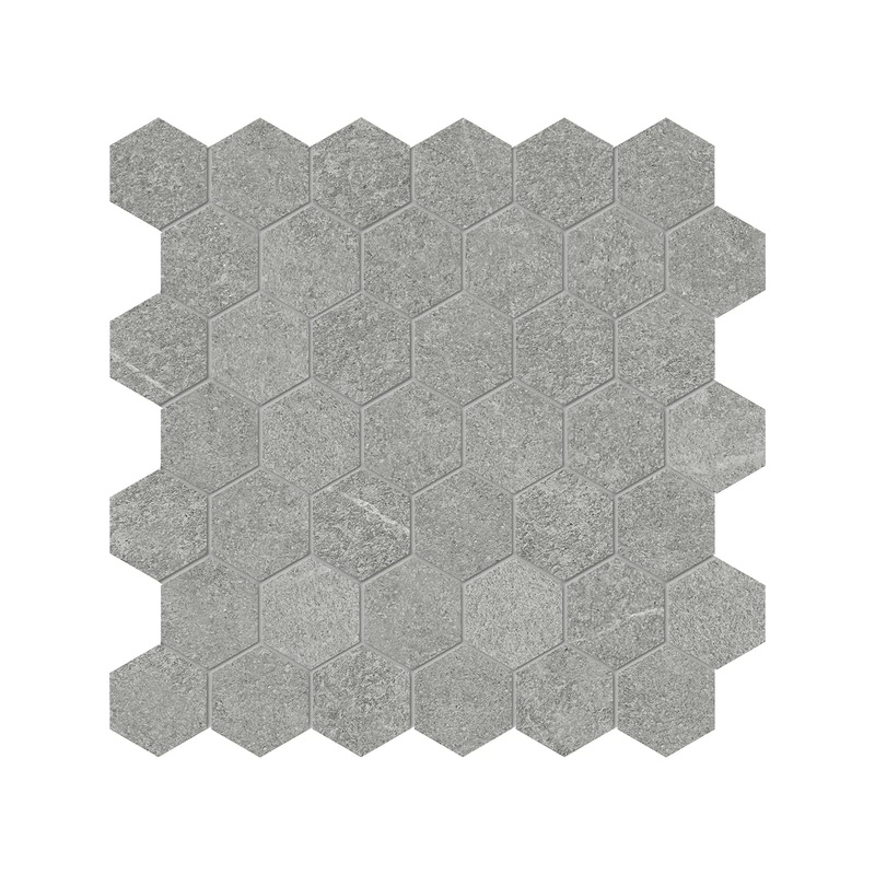 2″ x 2″ Mjork Ash Porcelain Mosaic Sheet – Modern Matte Porcelain Design