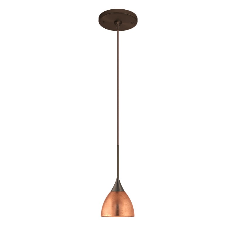 Besa 1XP-1758CF-BR Divi One Light Pendant Bronze (Discontinued)