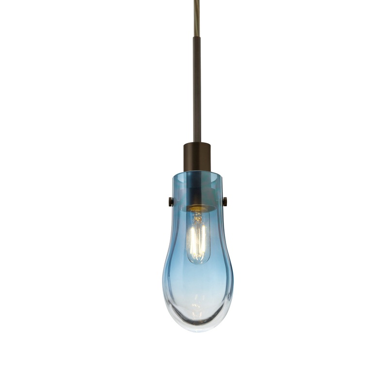 Besa J-WISHBL-EDIL-BR Wish One Light Pendant Bronze