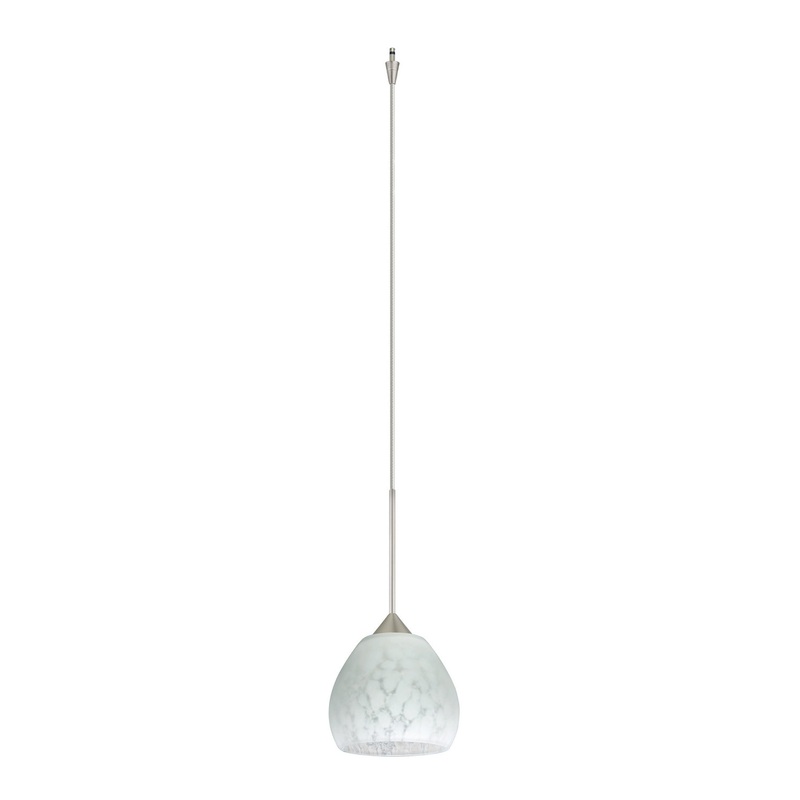 Besa XP-560519-SN Tay Tay One Light Pendant Satin Nickel