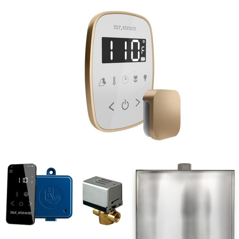 Steam Kit ButlerFlex White/Brushed Bronze Control Package for MS90 to MSSUPER3