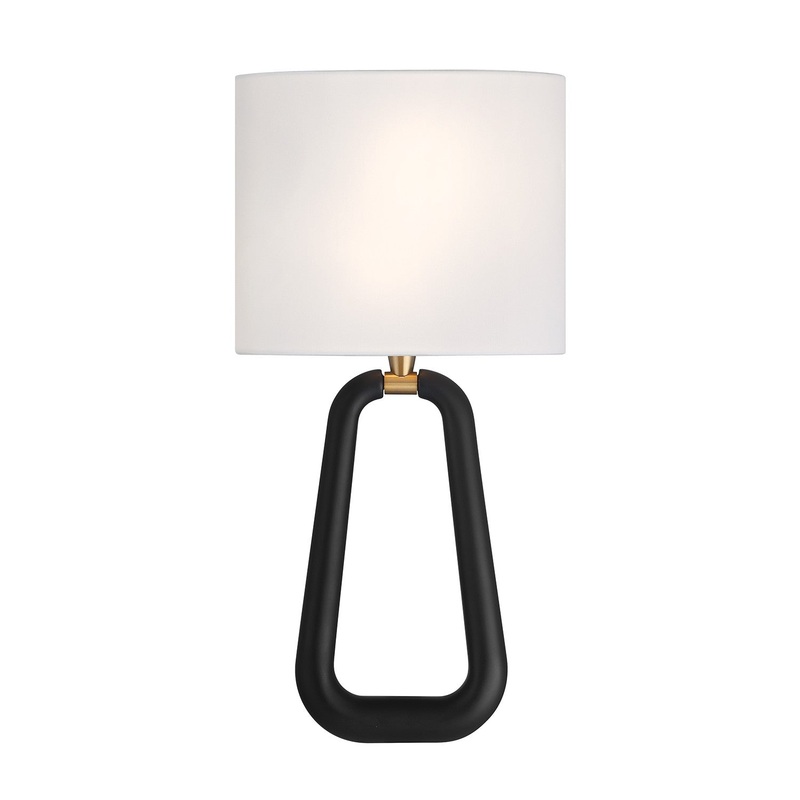 Two Light Wall Sconce from the Jori Collection in Aged Brass/Matte Black Finish by Crystorama
