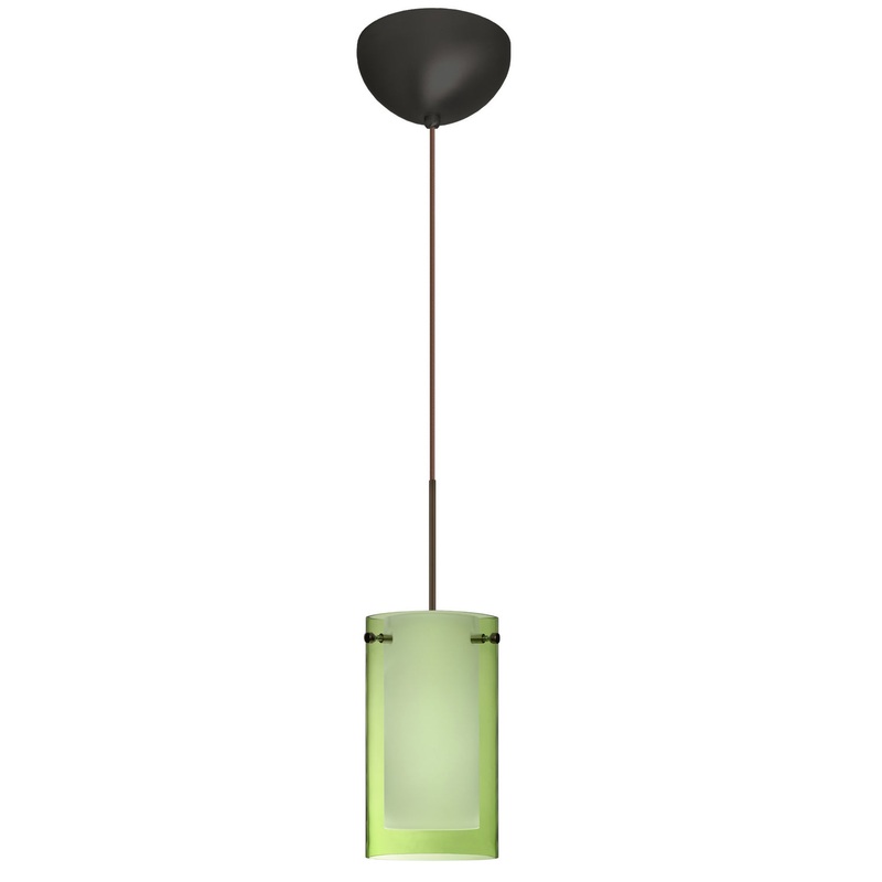Besa 1XC-L44007-LED-BR Pahu One Light Pendant Bronze