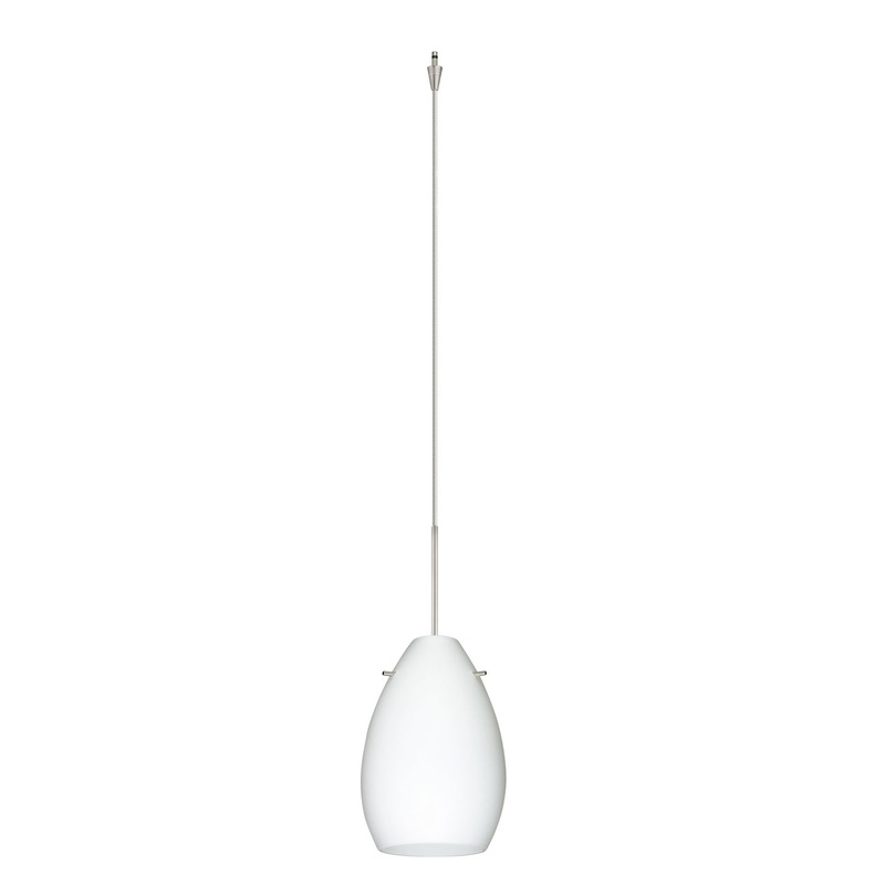 Besa XP-171307-SN Pera One Light Pendant Satin Nickel