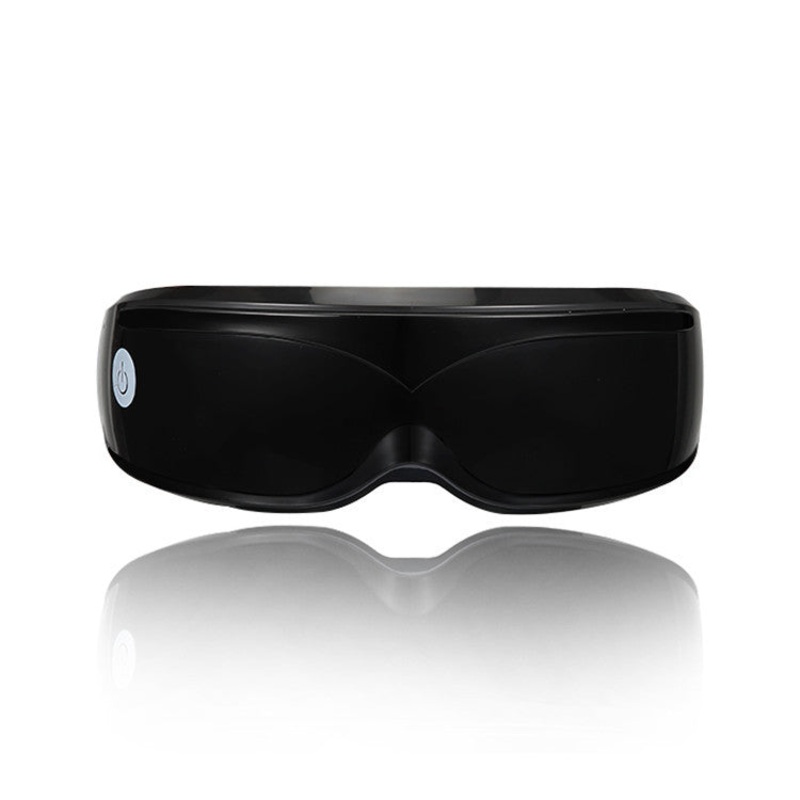 Black Touch-Control Rechargeable Heated  Eye Massager for Daily Use