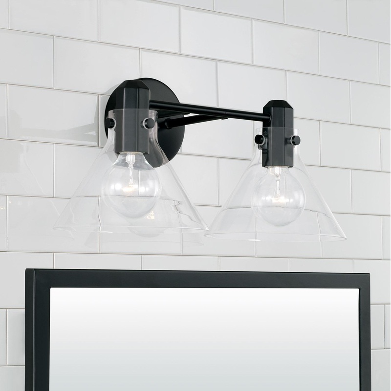 Capital Lighting 145821MB-528 Greer 2 Light Vanity Matte Black