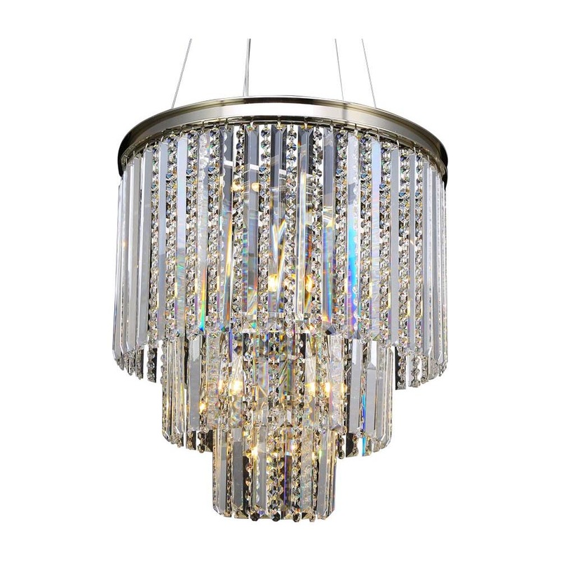 Carousel 14-Light Chandelier Chrome