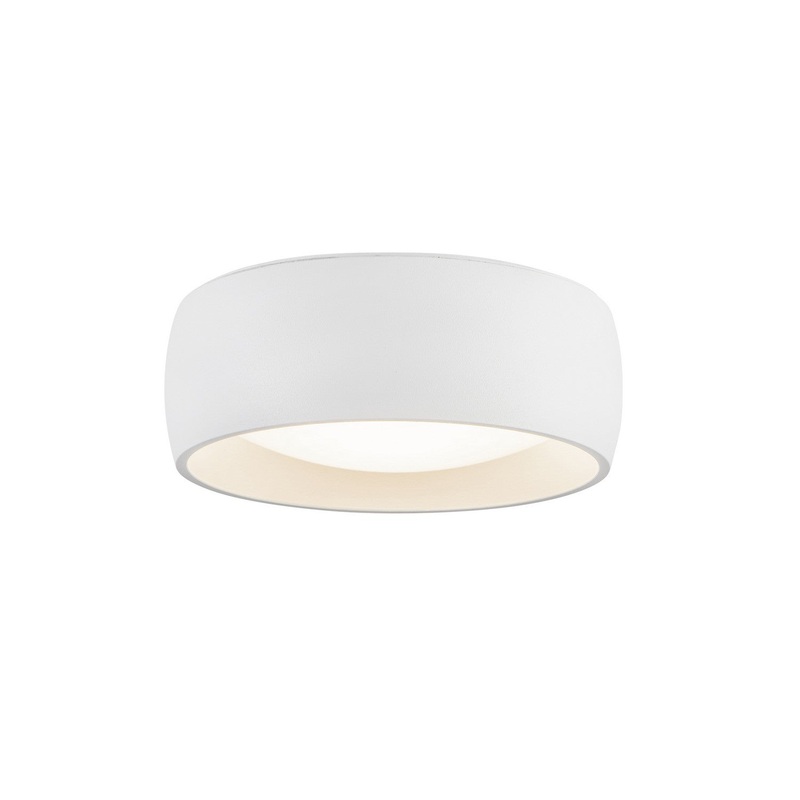 LED Flush Mount from the Savile Collection in White Finish by Kuzco Lighting