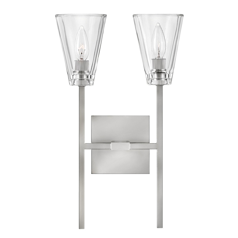 LED Vanity from the Auden Collection in Polished Nickel Finish by Hinkley