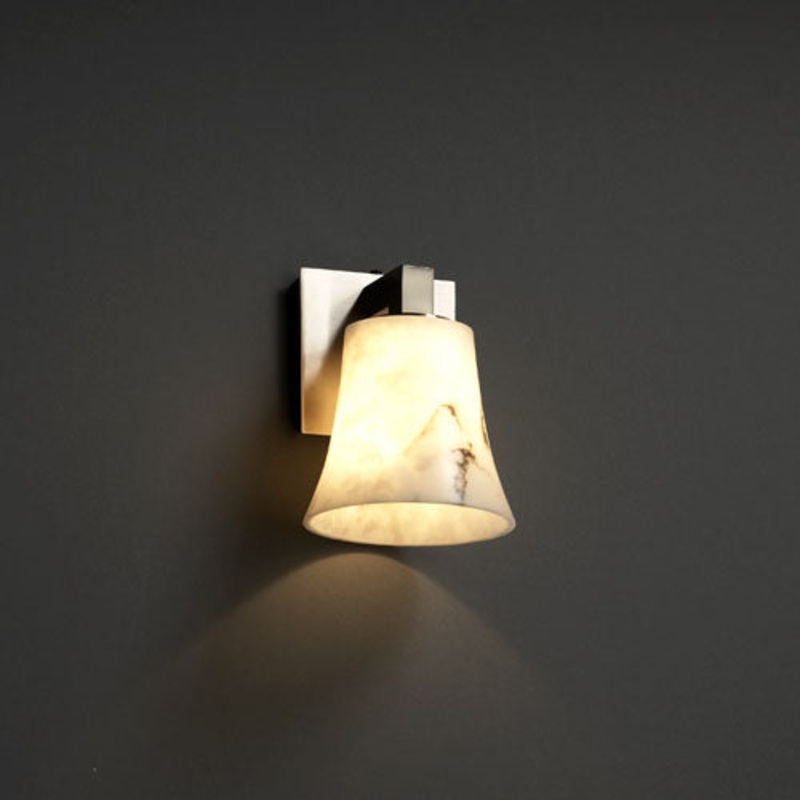 Wall Sconce from the LumenAria Collection in Brushed Nickel Finish by Justice Designs