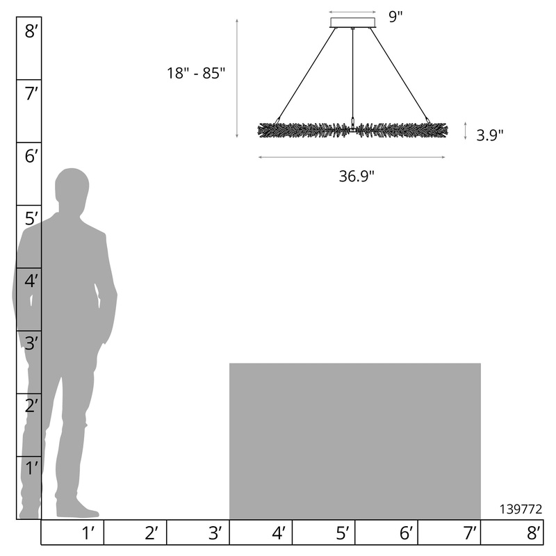 Anemone Circular LED Pendant White