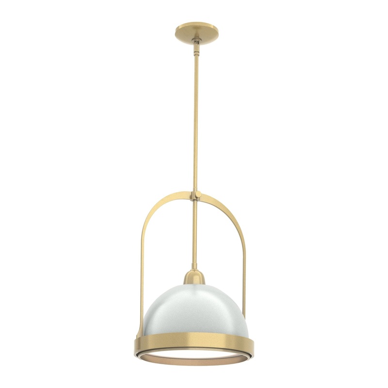 Atlas Small Pendant Modern Brass Vintage Platinum