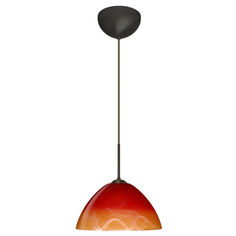 Besa 1JC-4201SL-BR Tessa One Light Pendant Bronze