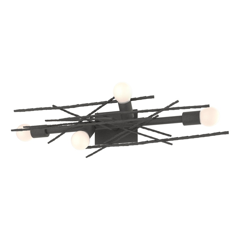 Brindille 4-Light Large Sconce/Semi-Flush Natural Iron