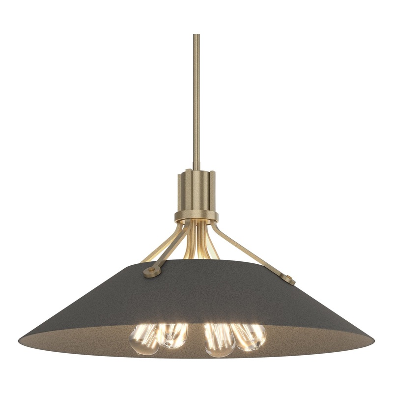 Henry Pendant Soft Gold Natural Iron