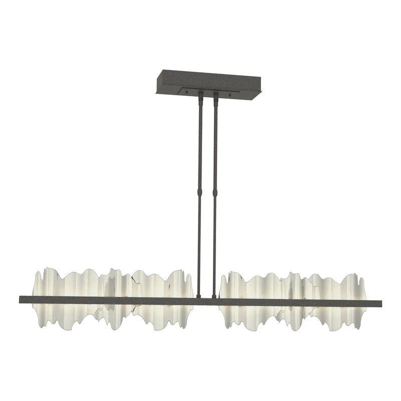 Hildene Large LED Pendant Natural Iron Sterling