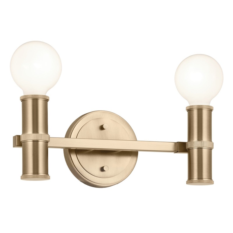 Kichler 55158CPZ Two Light Bath, Champagne Bronze