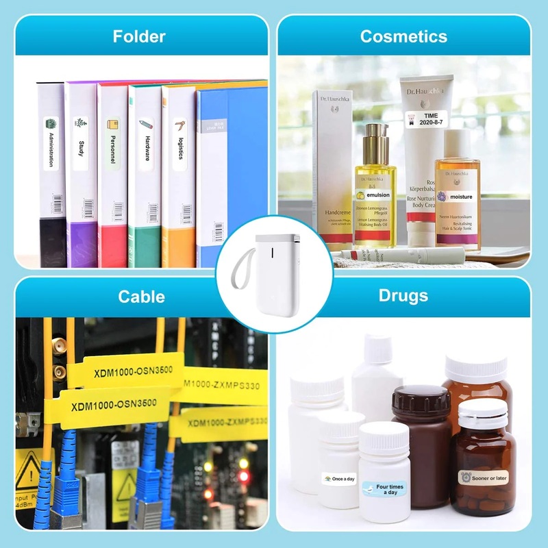 Niimbot D11 Protable Wireless Connection Label Printer Pink