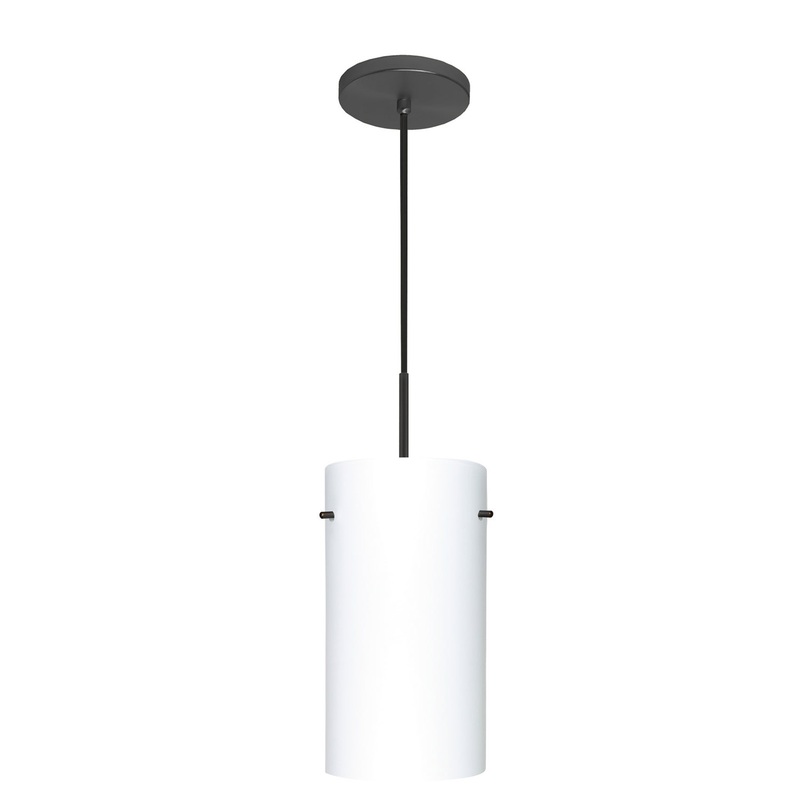 Besa 1VT-412007-LED-BK Tondo One Light Pendant Black (Discontinued)