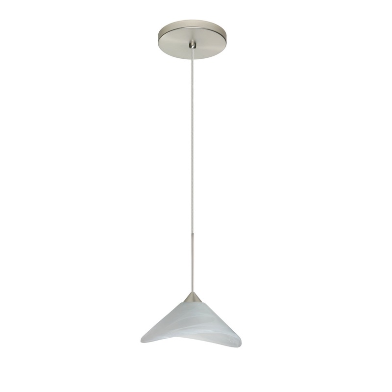 Besa 1XT-191352-SN Hoppi One Light Pendant Satin Nickel