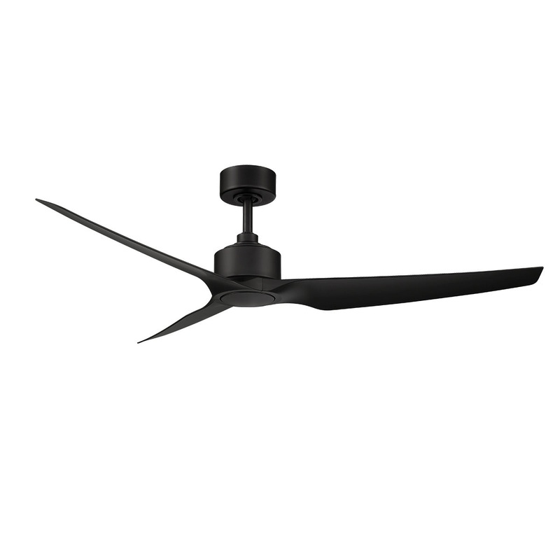 Ceiling Fan from the Stella Collection in Matte Black Finish by W.A.C. Lighting