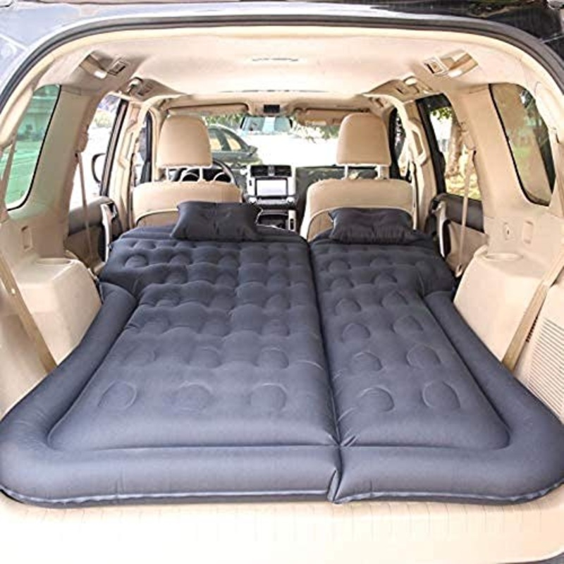 HongLianRiven Lettino da Viaggio Pieghevole Auto Auto Gonfiabile Bed Trasporto di Scarico Gonfiabile da Viaggio 5-12 (Color : Black)