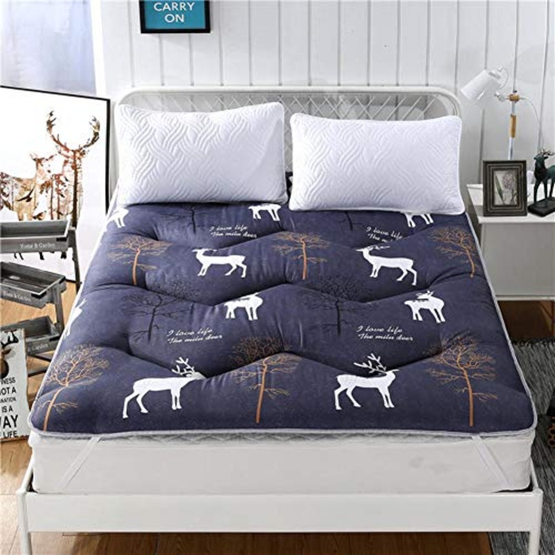 JRG Thick Tatami Stuoie Copertura di Base, Pieghevoli Giapponese Futon da Terra Spugna Mat Soft Copertina di Topper Caldo Studente Dormitorio Cotone Imbottito-c