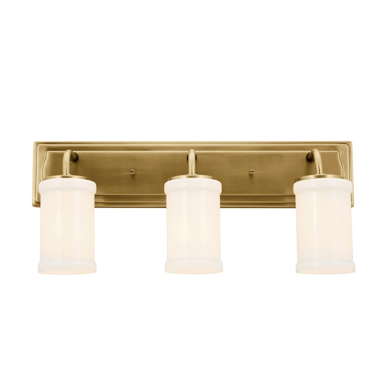 Kichler 55131NBR Three Light Bath, Natural Brass