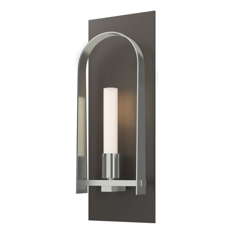 Triomphe 1-Light Sconce Dark Smoke Sterling