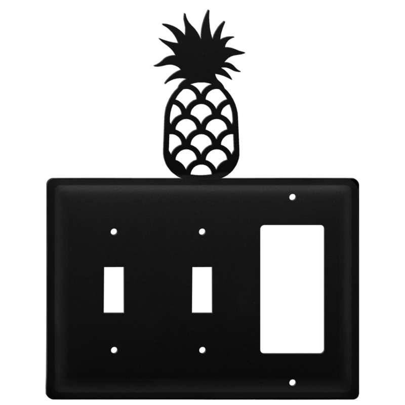 Village Wrought Iron ESSG-44 Triple Pineapple Switch Cover Triple CUSTOM Product