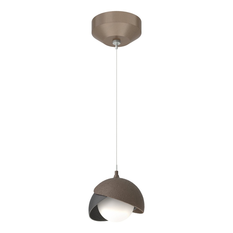 Brooklyn Double Shade Low Voltage Mini Pendant Bronze Black