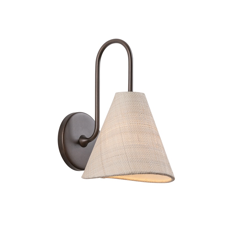 Candler Wall Sconce Bronze Leaf