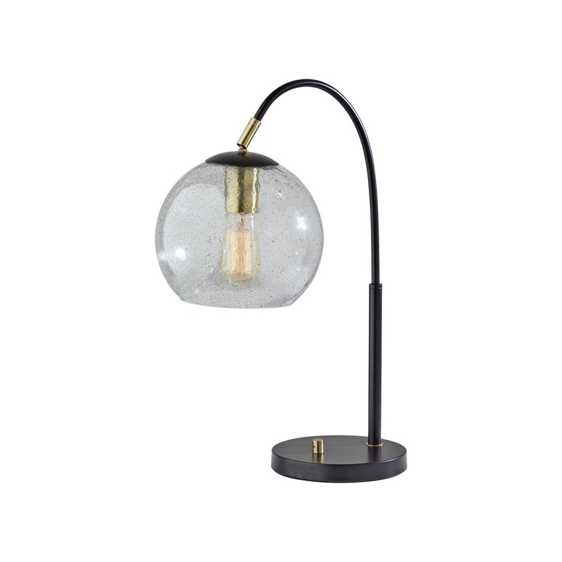 Edie Table Lamp Dark Bronze with Brass Accents