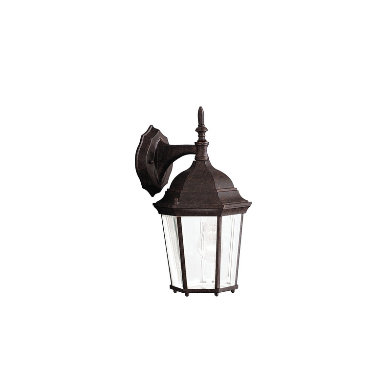 Kichler 9650TZ One Light Outdoor Wall Mount, Tannery Bronze