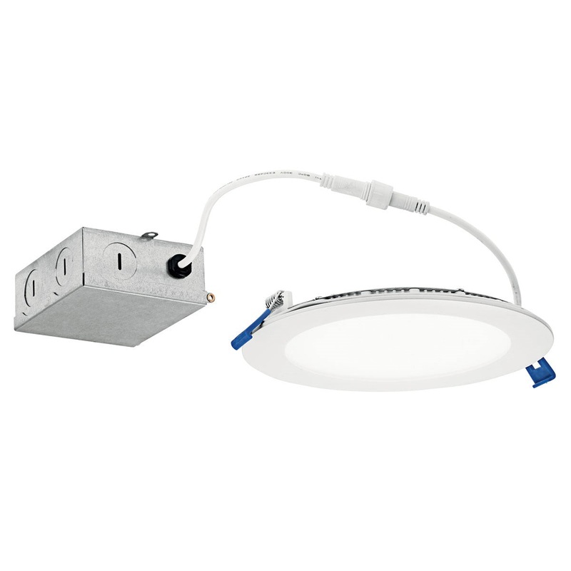 Kichler DLSL06R2790WHT LED Downlight, Textured White