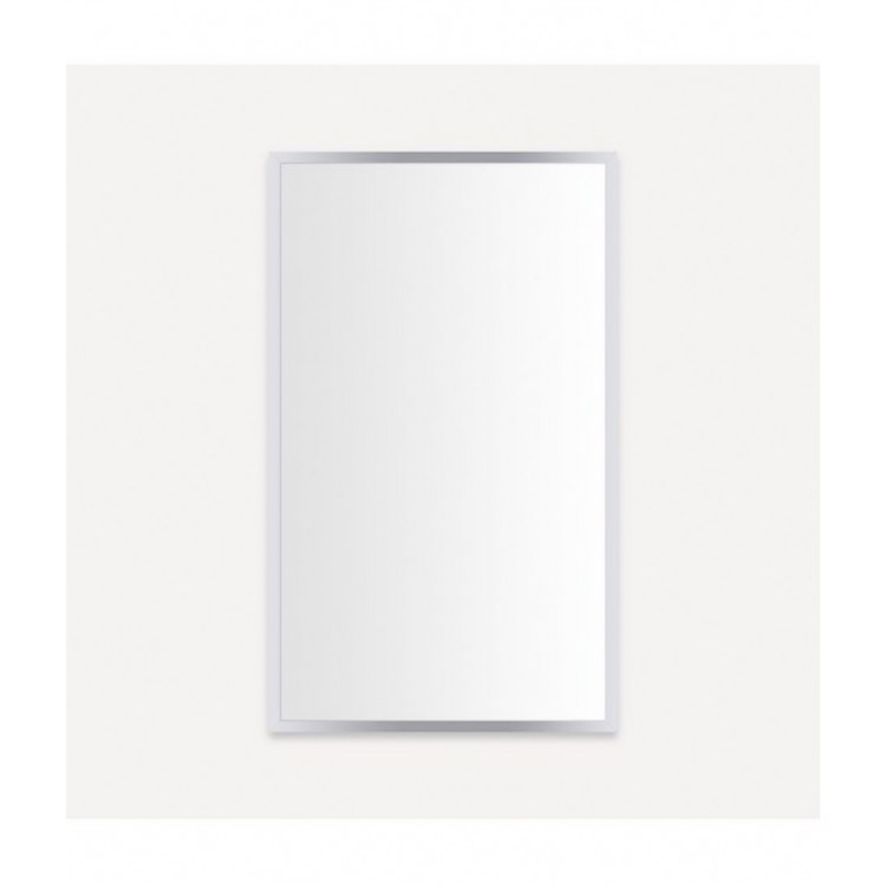 Medicine Cabinet Profiles 24W x 40H x 6D Inch 1 Doors Mirror Chrome Flat Top Reversible Non-Electric