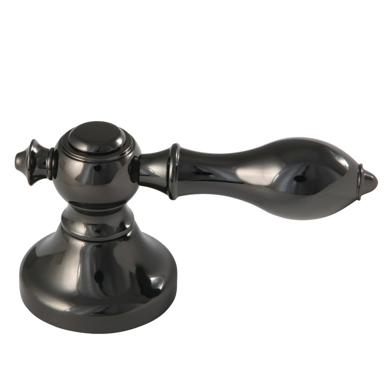 NBH3630ACL Metal Lever Handle, Black Stainless Steel