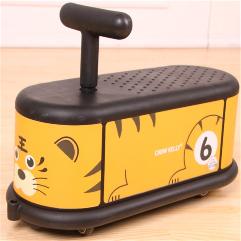 Tiger Quiet Ride Twist Car for Toddlers – Fun Wiggle Ride-On Toy