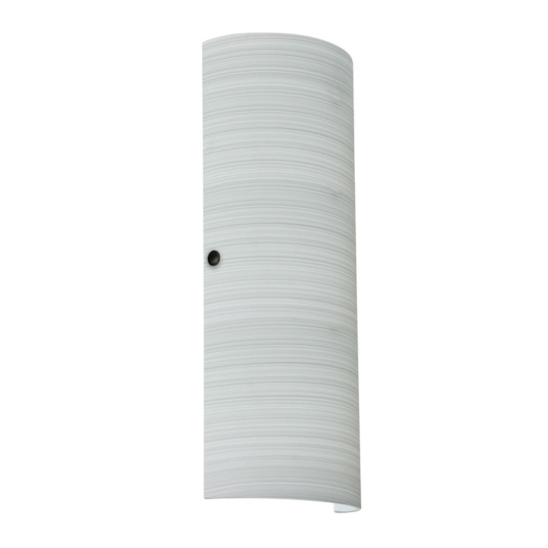 Two Light Wall Sconce from the Torre Collection in Black Finish by Besa