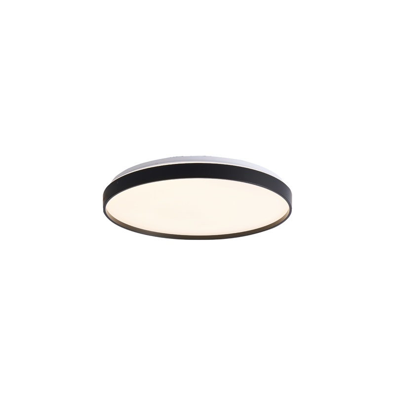 Vienna 15″ Flush Mount Black