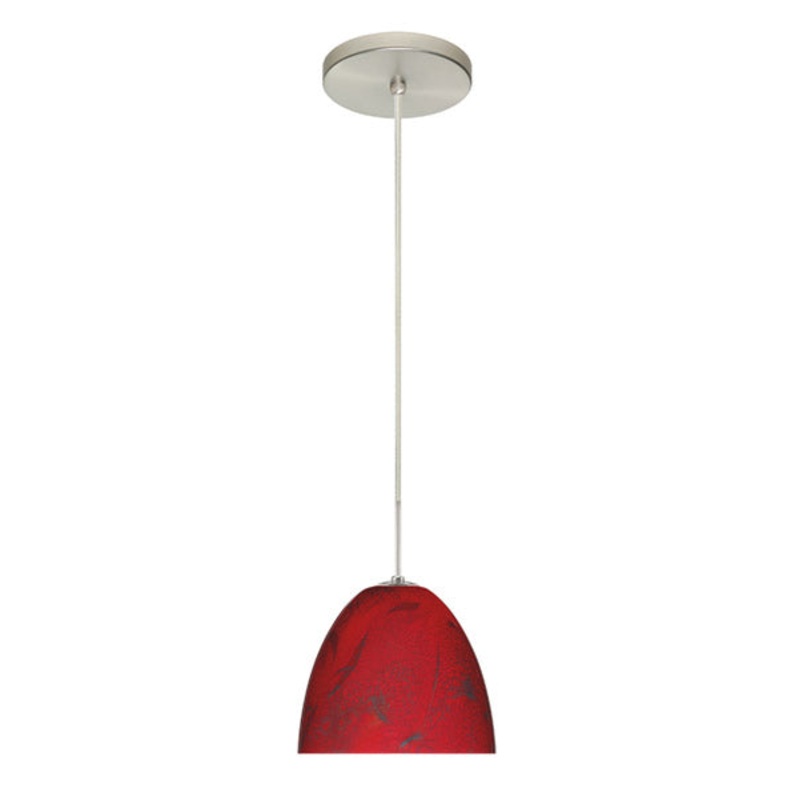 Besa 1BT-7572MA-SN Sasha One Light Pendant Satin Nickel (Discontinued)