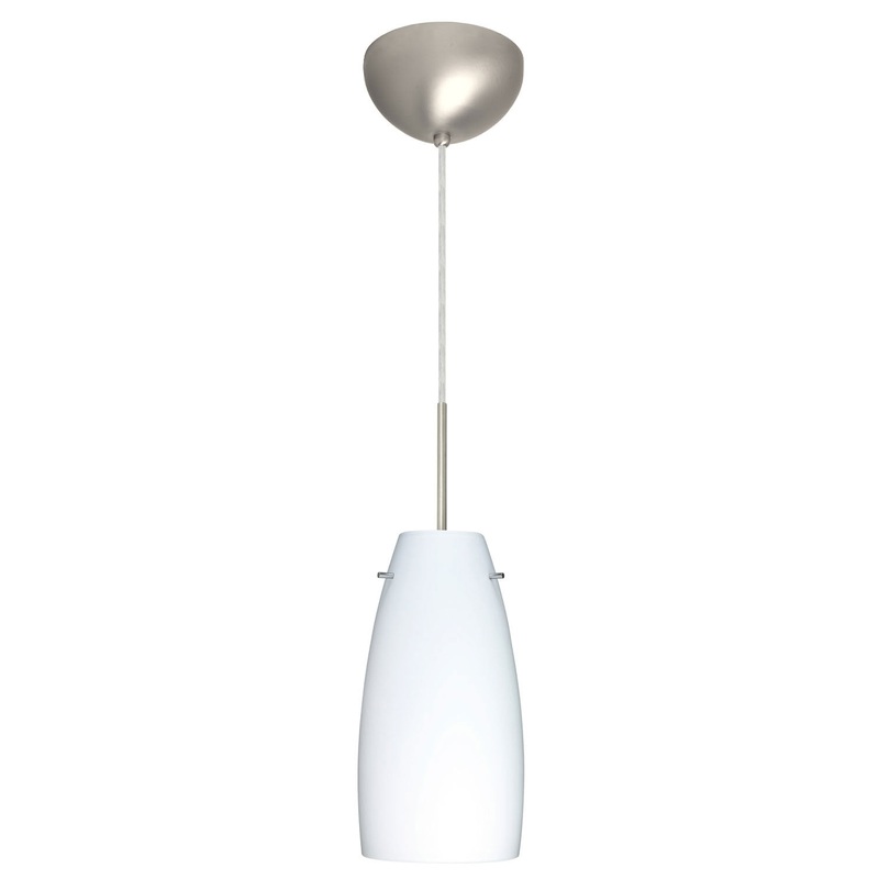 Besa 1JC-151207-SN Tao One Light Pendant Satin Nickel