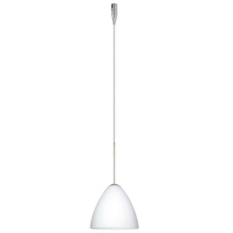 Besa RXP-177907-SN Mia One Light Pendant Satin Nickel