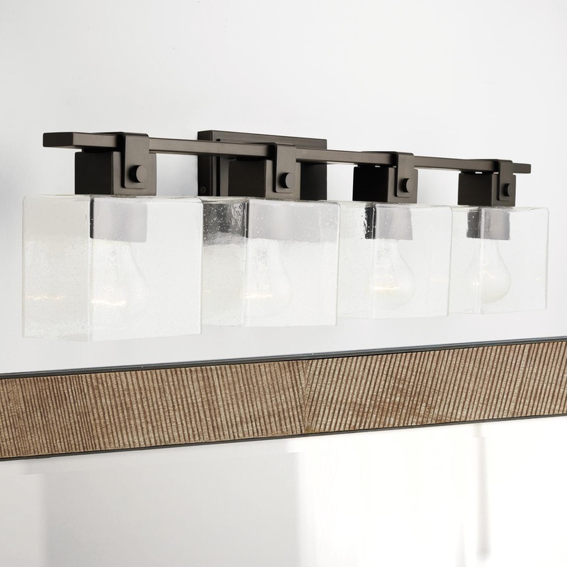 Capital Lighting 139144OR-498 Graham 4 Light Vanity Oil Rubbed Bronze