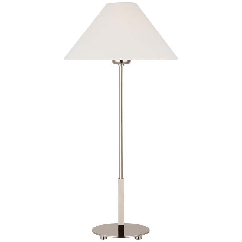 LED Buffet Lamp from the Hackney Collection in Polished Nickel Finish by Visual Comfort Signature