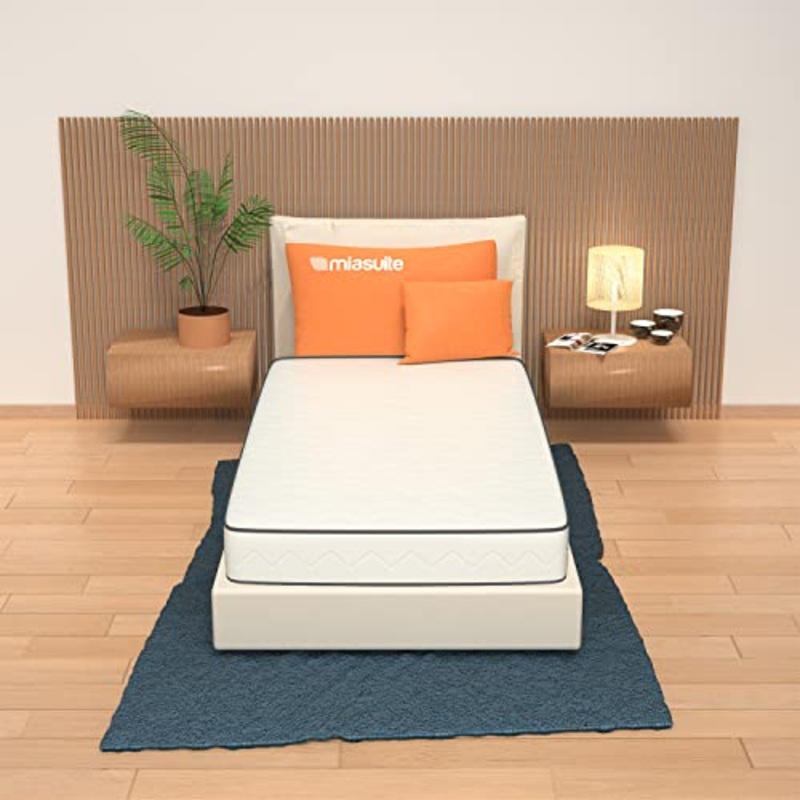 miasuite i sogni italiani Materasso per Culla in WATERFOAM 55X125 Alto 16 CM Poliuretano ESPANSO Ortopedico Primavera Baby