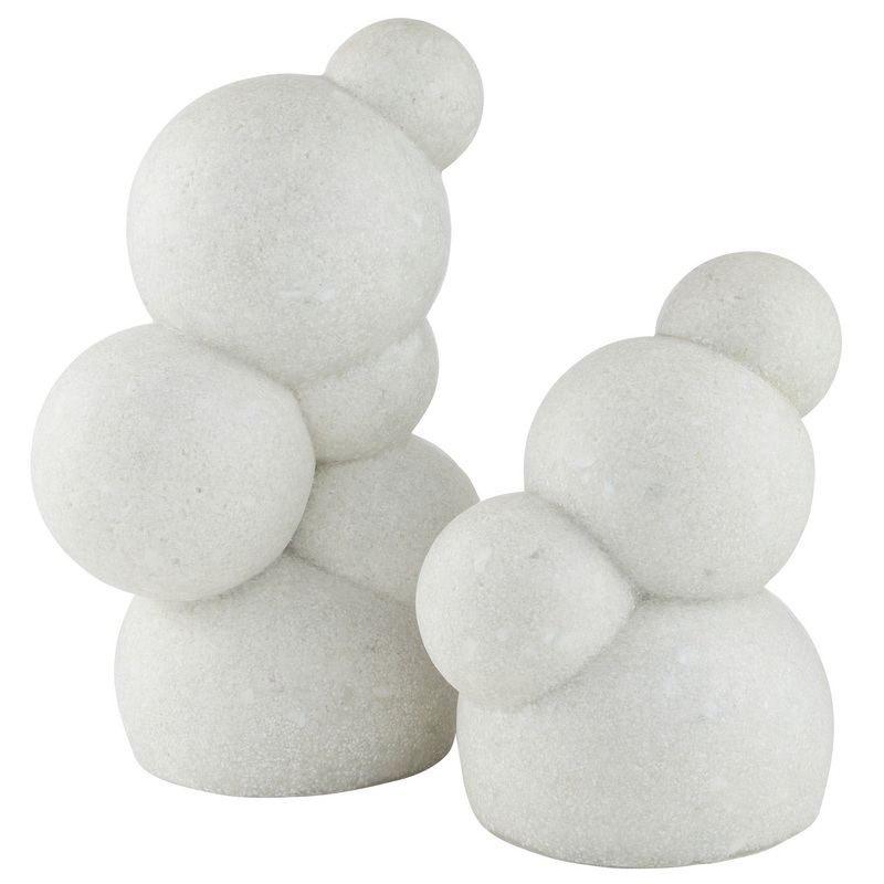 Arteriors ASC22 Eastlake Sculptures, Set of 2 Ivory
