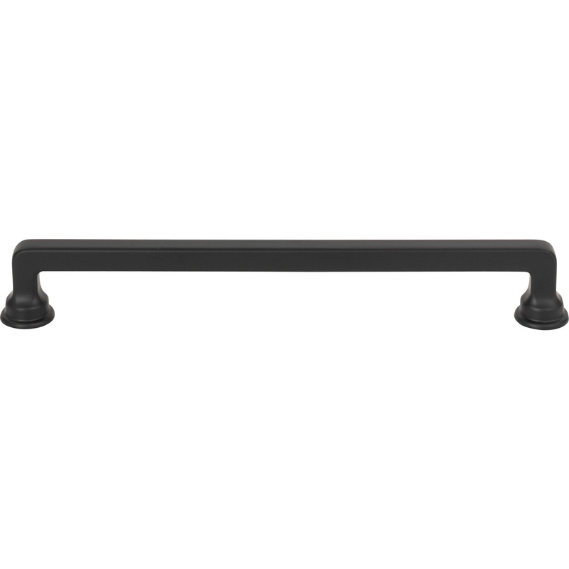 Atlas Homewares Oskar Pull 7 9/16 Inch (c-c) Matte Black