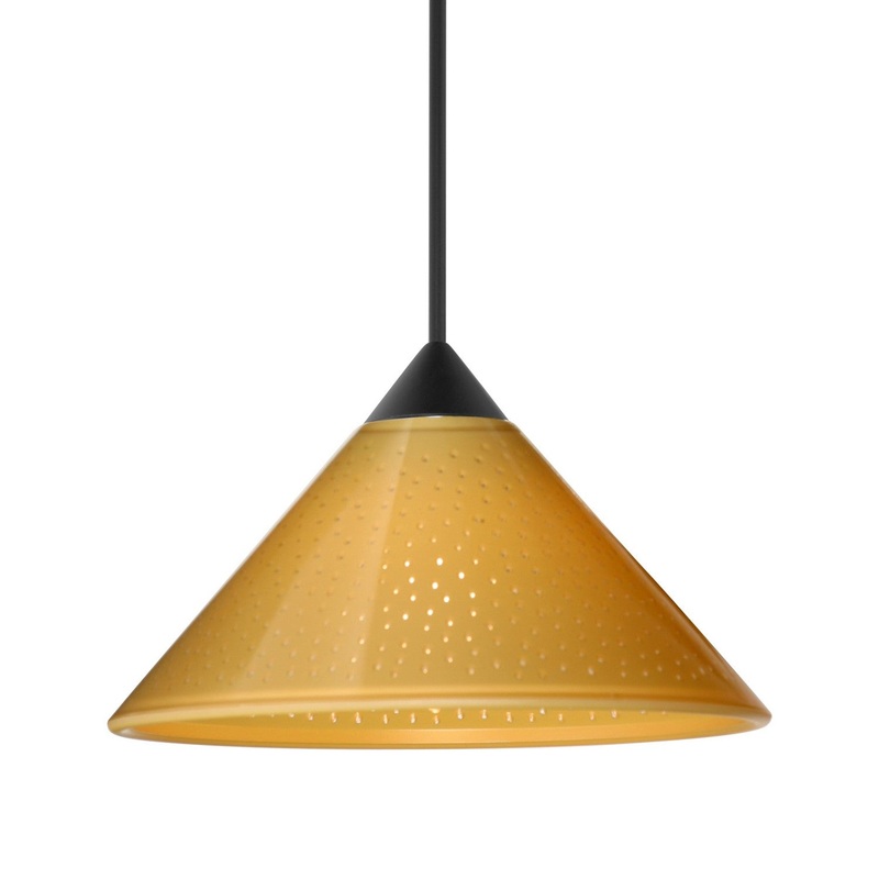 Besa 1XC-282490-LED-BK Besa Kona Pendant LED Pendant Black
