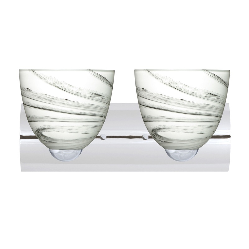 Besa 2WZ-7572MG-LED-CR Sasha Two Light Wall Sconce Chrome (Discontinued)